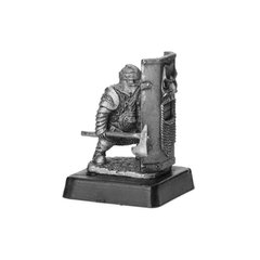 Гном-щитоносець із сокирою, Yal Мініатюра "Володар світу", метал, під 28-30 мм