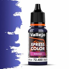 Legacy Blue Xpress Color Intense, 18 мл (Vallejo 72480), акриловая краска для Speedpaint, аналог Citadel Contrast