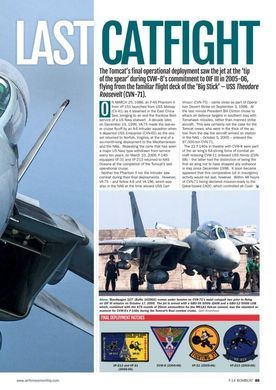 "F-14 Bombcat. The US Navy's Ultimate Precision Bomber" AirForces Monthly Publication