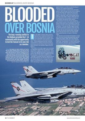 "F-14 Bombcat. The US Navy's Ultimate Precision Bomber" AirForces Monthly Publication