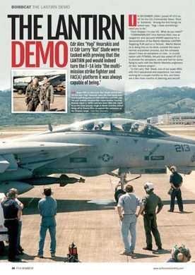 "F-14 Bombcat. The US Navy's Ultimate Precision Bomber" AirForces Monthly Publication