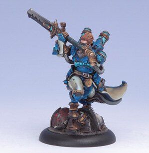 Warmachine Cygnar Epic Warcaster, Lord Comm Stryker (Blister pack) - Privateer Press Miniatures PRIV-PIP 31034