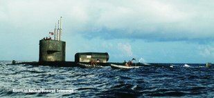 1/350 Американский атомний підводний човен SSN-686 "Mendel Rivers" (MikroMir 350-15), збірна модель