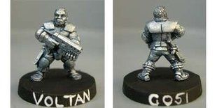HassleFree Miniatures - Voltan, Light infantry trooper with SMG - HF-HFG051