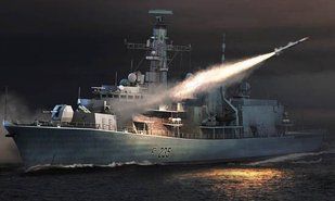 1/350 HMS Type 23 Monmouth (F235) английский фрегат (Trumpeter 04547) сборная модель