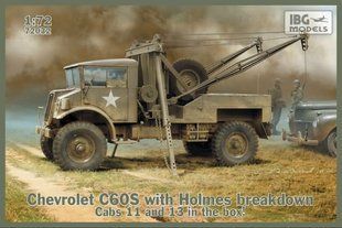 1/72 Chevrolet C60S эвакуатор, 2 варианта кабины (IBG Models 72032) сборная модель