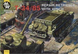 1/72 БРЭМ на шасси танка Т-34/85 с лебедкой (Military Wheels 7212) сборная модель