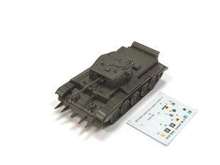 1/72 Британський танк Cromwell Mk.IV, зібрана модель + декаль, нефарбована
