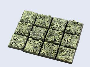 MicroArt Studio Bases - Spooky Bases, 25x25mm (5) - MNART-BB04S02A