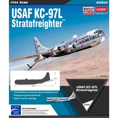 1/144&nbsp;USAF KC-97L Stratofreighter повітряний дозаправник (Academy 12640), збірна модель