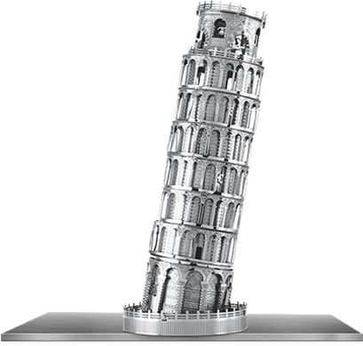 Leaning Tower of Pisa, сборная металлическая модель IconX ICX015