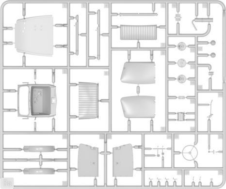 1/35&nbsp;Tempo A400 Kastenwagen фургон доставки (MiniArt 38053), збірна модель