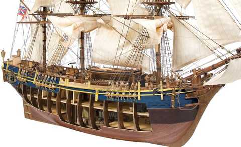 1/50 Фрегат HMS Bounty (Constructo 80817) сборная деревянная модель