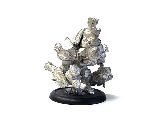 Protectorate of Menoth Reckoner Heavy Warjack, миниатюра Warmachine, неокрашенная (Privateer Press), собранная металлическая