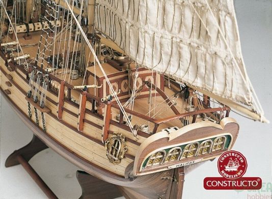 1/35 Шхуна Halifax, New England 1768 (Constructo 80826) сборная деревянная модель