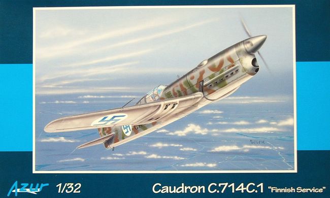 1/32 Caudron C.714C.1 винищувач фінських ВПС (Azur A091), збірна модель