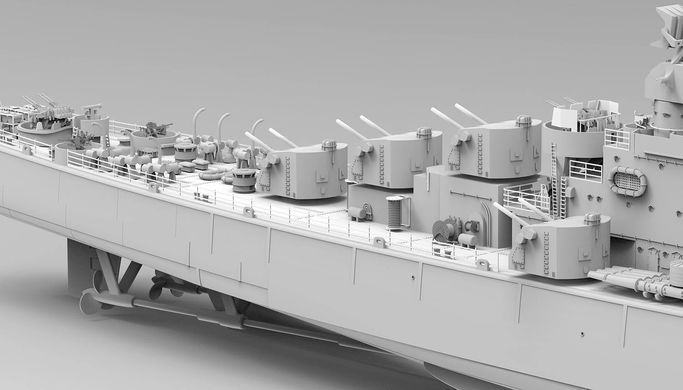 1/350&nbsp;USS Atlanta CL-51 американський легкий крейсер (Aotori Bunka AT35011), збірна модель