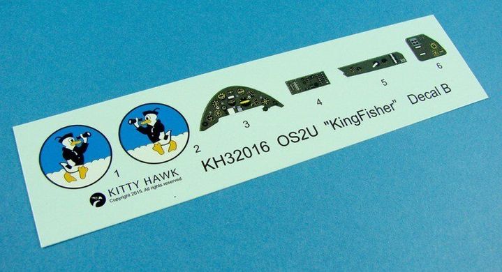 1/32 Vought OS2U Kingfisher разведывательный гидроплан (Kitty Hawk 32016) сборная модель