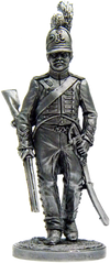 54 мм Рядовой шеволежерского полка гвардии. Гессен-Дармштадт, 1806-12 гг., оловянная миниатюра (EK Castings NAP-29)