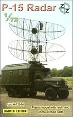 1/72 П-15 советский радар (ZZ Modell 72006) пластик + смола + травление