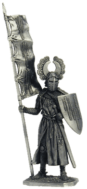54 мм Шенке фон Лимпург, рыцарь-минезингер, 14 век (EK Castings M-136), коллекционная оловянная миниатюра