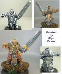 HassleFree Miniatures - Kristian, male dwarf with greatsword - HF-HFD003