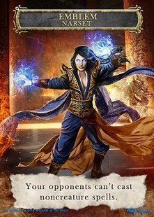 Emblem Narset Transcendent Token Magic: the Gathering (Токен) GnD Cards