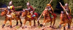 Gripping Beast Miniatures - Seljuk Heavy Cavalry Lance Levelled (4) - GRB-ISC03