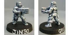 HassleFree Miniatures - Jinso, Light infantry trooper with SMG - HF-HFG052