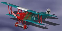 1/72 Fokker D.VII рання модифікація, літак Першої світової (Roden 025) збірна модель