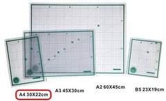 Коврик для резки самовосстанавливающийся прозрачный А4 30x22x0.3 см (Morn Sun 27304) Cutting Matt A4