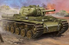 1/35 КВ-8С советский тяжелый огнеметный танк (Trumpeter 01572) сборная модель