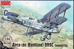 1/48 De Havilland D.H.9C пассажирский самолет (Roden 435) сборная модель