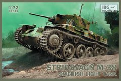 1/72 Stridsvagn m/38 шведский легкий танк (IBG Models 72033) сборная модель