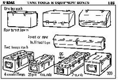 Tank Tools/Equipment Boxes 1:35