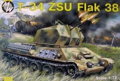 1/72 Т-34 ЗСУ с пушкой Flak 38 (Military Wheels 7213) сборная модель