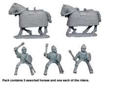 Темные века (Dark Ages) - Klibanophoroi with maces (3) - Crusader Miniatures NS-CM-DAB103