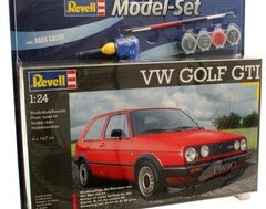 1/24 Автомобиль VW Golf GTI + клей + краска + кисточка (Revell 67005)
