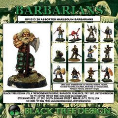 Варвары (Barbarians) (20 шт) 28 мм, Black Tree Design BLTR-BP1013