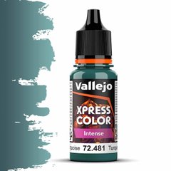 Heretic Turquoise Xpress Color Intense, 18 мл (Vallejo 72481), акриловая краска для Speedpaint, аналог Citadel Contrast