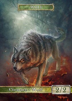 Wolf #5 Token Magic: the Gathering (Токен) GnD Cards