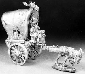 RAFM Miniatures - 28-30 mm Wizard with Wagon - RAF3708