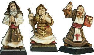 Fenryll Miniatures - Monks and Nun - FNRL-FA75