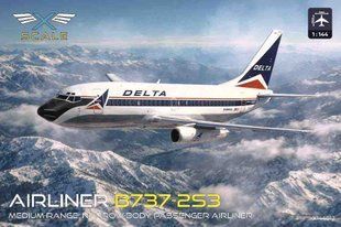 1/144 Boeing 737-2S3 "Delta Airlines" пасажирський літак (X-Scale 144012), збірна модель