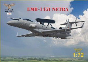 1/72 Літак Embraer EMB-145I NETRA індійських ВПС (Sova-M 72077), збірна модель