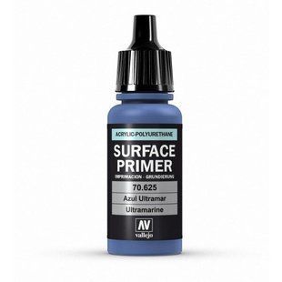 Vallejo 70625 Грунтовка Ультрамарин акрил-полиуретановая, 17 мл (Ultramarine Blue Surface Primer Acrylic-Polyurethane)