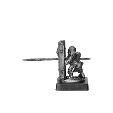 Гном-щитоносець зі списом, Yal Мініатюра "Володар світу", метал, під 28-30 мм