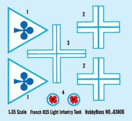 1/35 Renault R35 французский легкий танк (HobbyBoss 83806) сборная модель