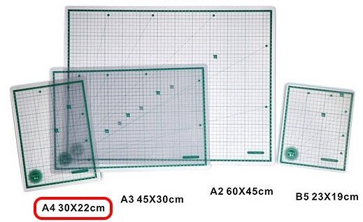 Коврик для резки самовосстанавливающийся прозрачный А4 30x22x0.3 см (Morn Sun 27304) Cutting Matt A4