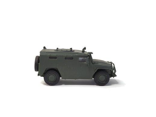 1/72 Бронеавтомобіль ГАЗ Тигр, серія "Русские танки" від DeAgostini, готова модель (без журналу та упаковки)